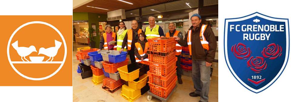 Collecte alimentaire en amont de FC Grenoble – Clermont ce vendredi